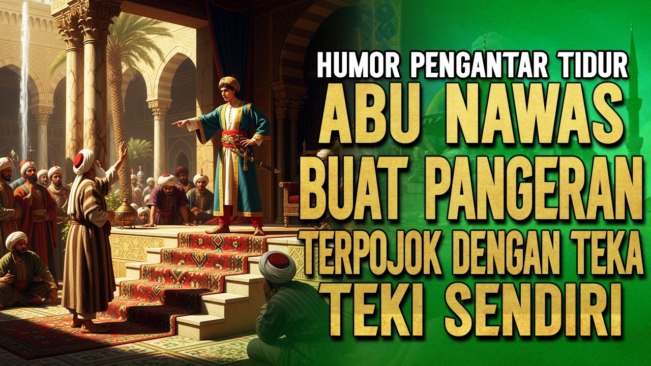 Abu Nawas DIUJI PANGERAN DENGAN TEKA_TEKI ANEH || KISAH ABU NAWAS PENGATAR TIDUR