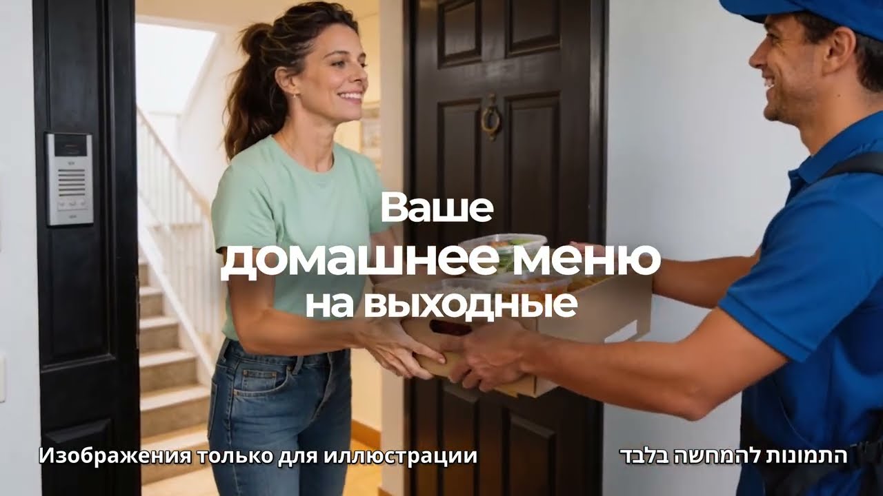 Готовая еда на выходные в Израиле: Софаш-набор от ILDI Chefs | Без готовки на 2 дня