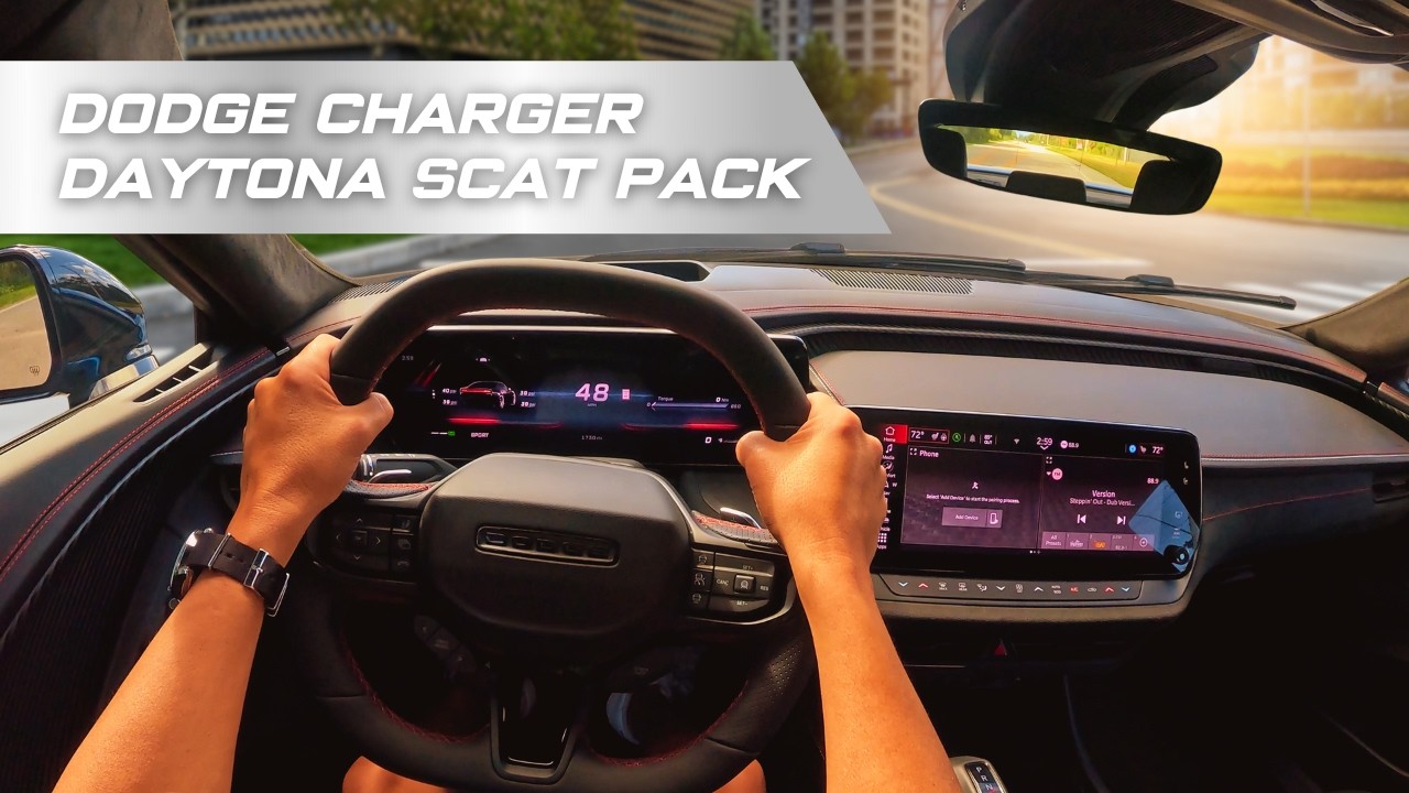 2026 DODGE CHARGER DAYTONA SCAT PACK TRACK PACKAGE POV TEST DRIVE