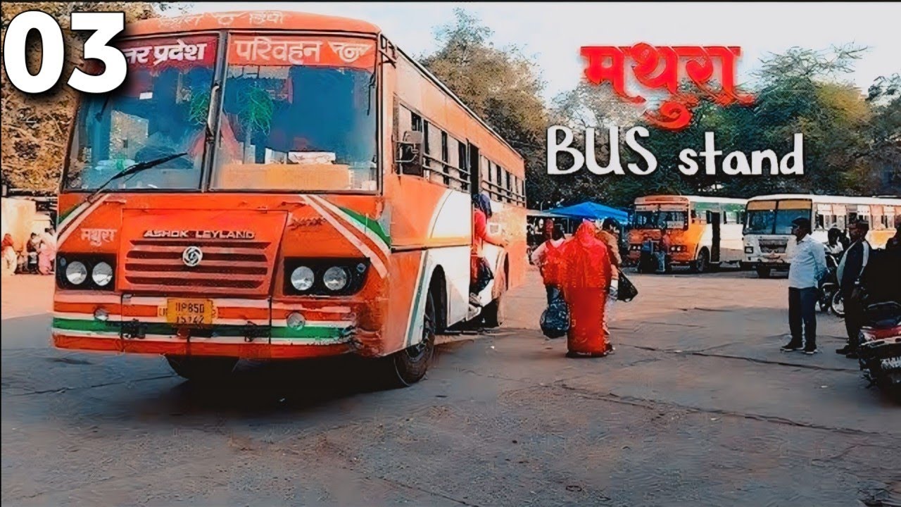ALIGARH to MATHURA Bus Trip🤩
