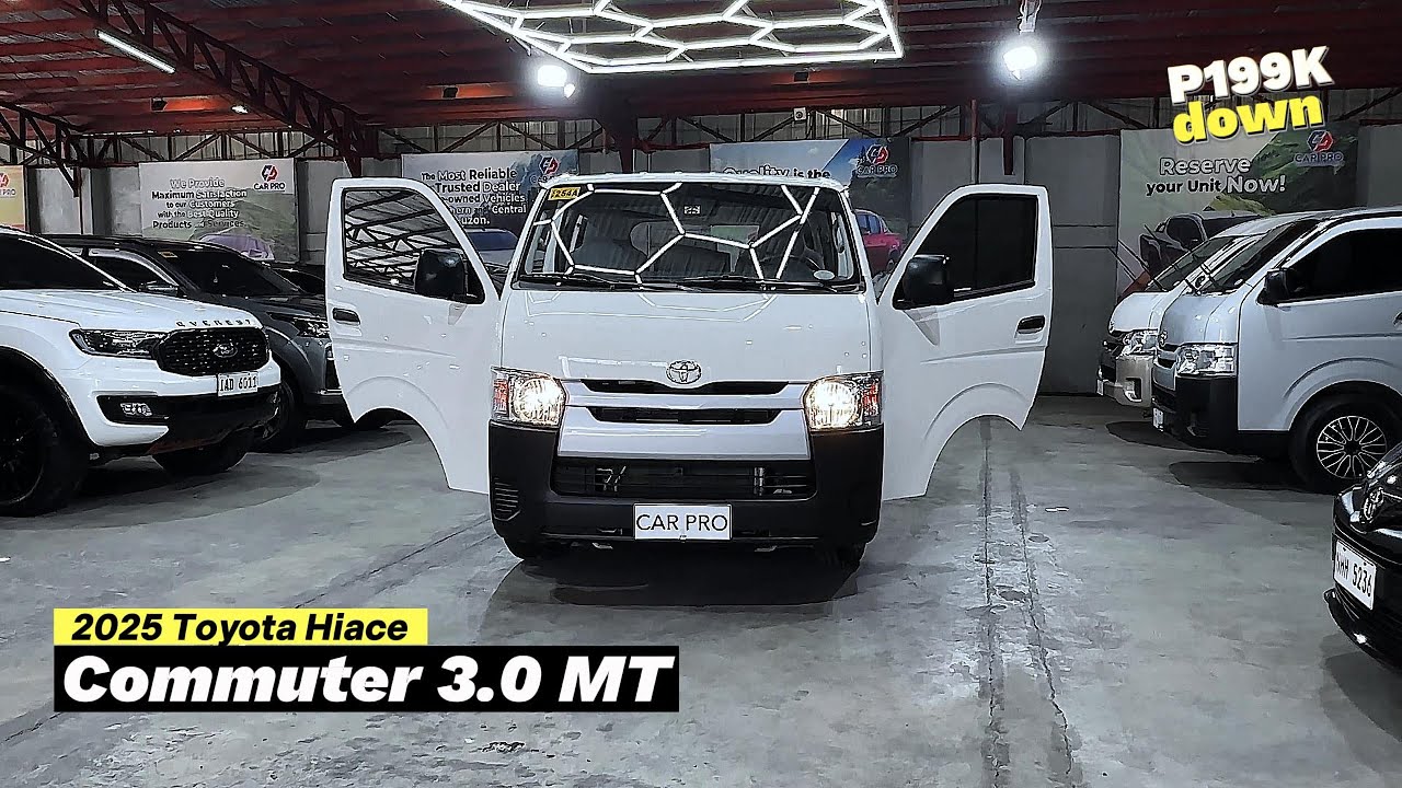 Демонстрационный видеоролик Toyota Hiace Commuter 3.0 MT 2025 года