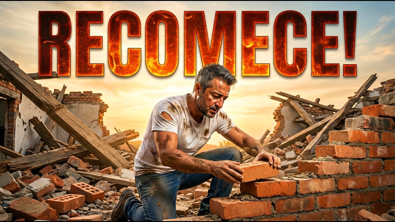 Não tenha medo de RECOMEÇAR!