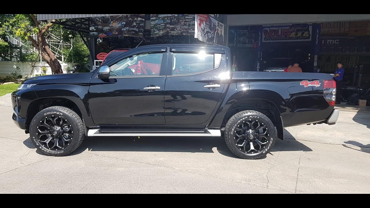 Triton 2019 4x4....ป้ายแดงใส่แม็กซ์ 20 นิ้ว ยาง 265/50R20  ลงตัวไม่ต้องยก โช๊คเดิม