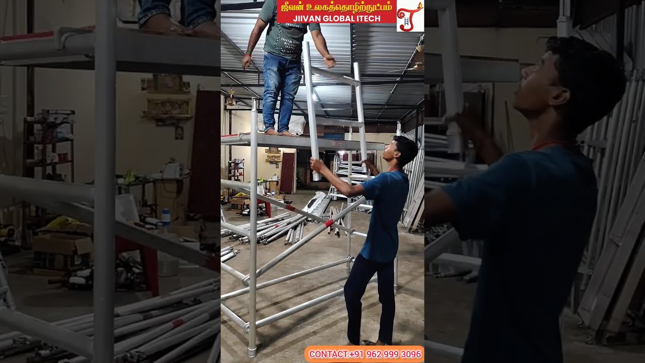 SCAFFOLDING INSTALLATION ALUMINIUM SINGLE WIDTH PROCEDURE DEMO