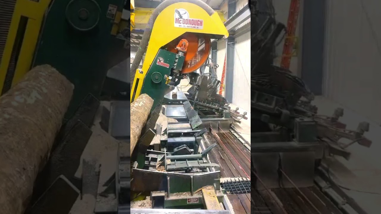 Double Blades Sawmill #sawmill