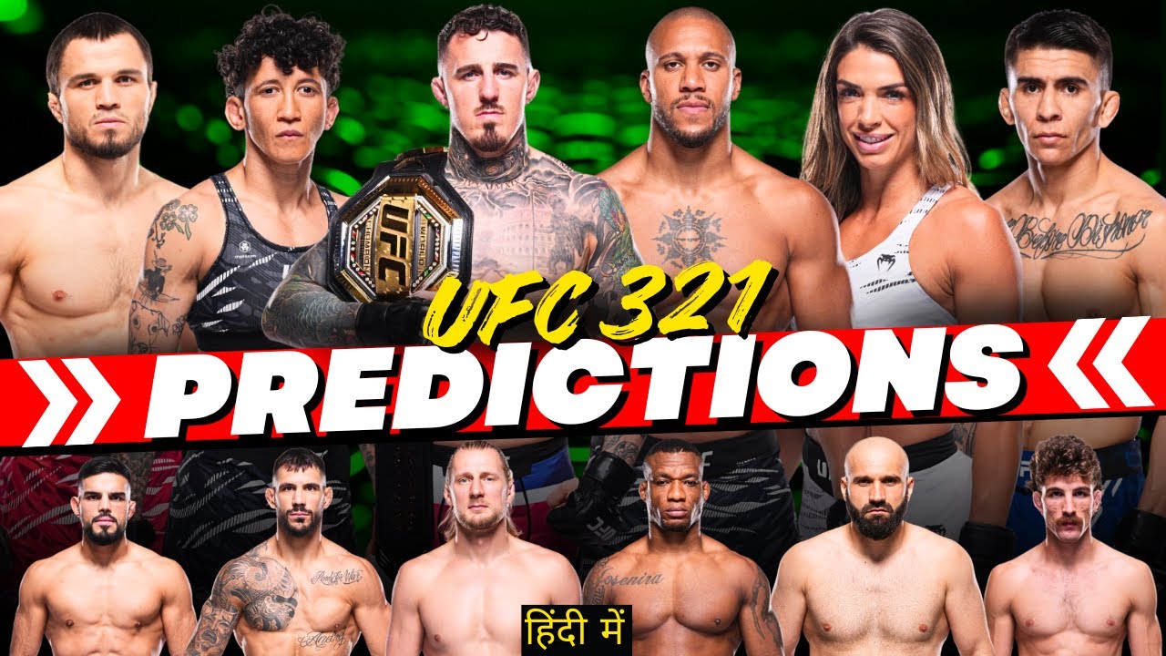 UFC 321 PREDICTIONS and BREAKDOWN ASPINALL vs GANE in Hindi | Namaste MMA