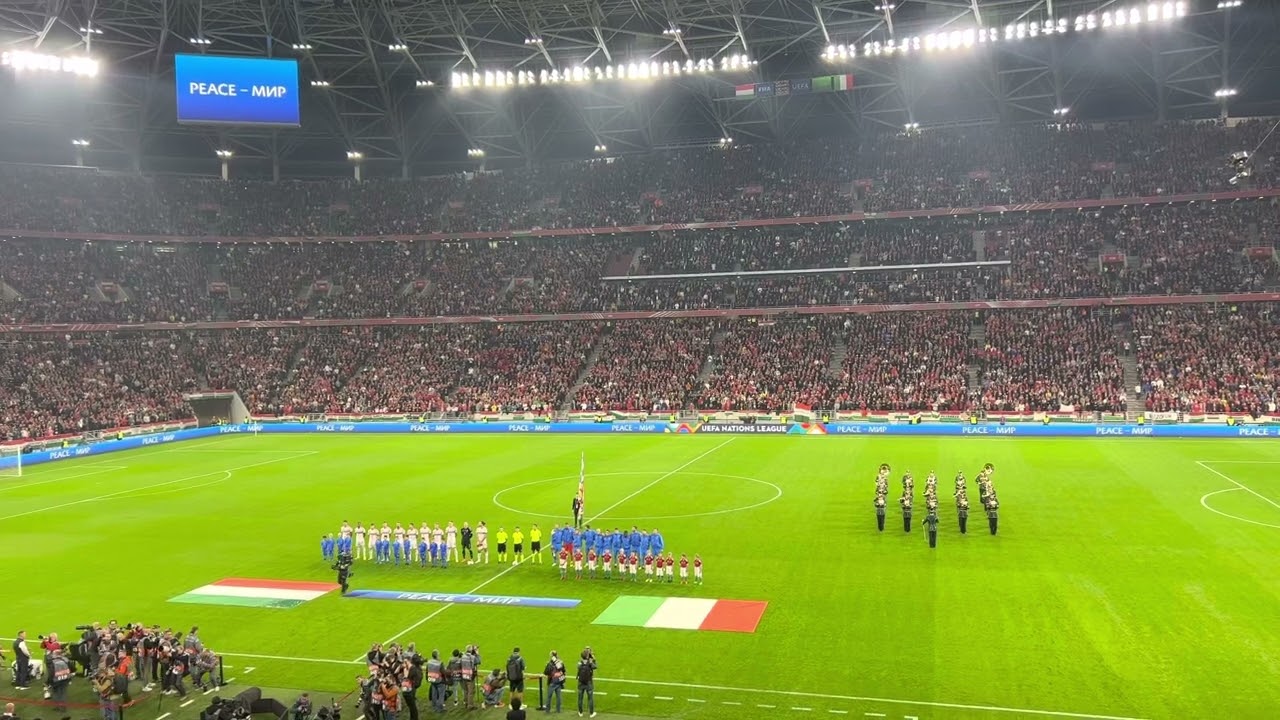 Hungary vs Italy National Anthems