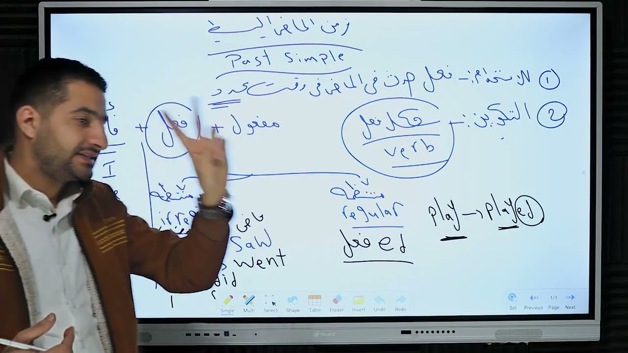شرح قواعد unit 1 الترم الثاني( الصف الرابع الابتدائي 2026)زمن الماضي البسيط the past simple 