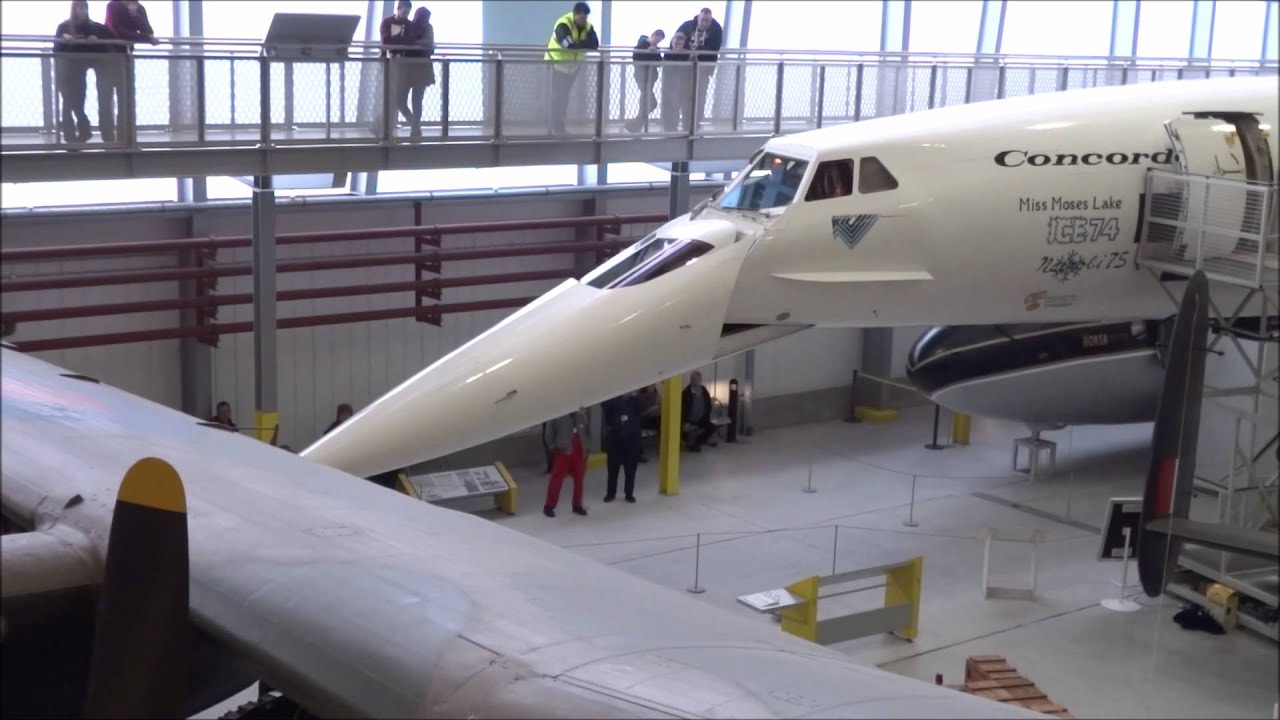 Concorde nose drop IWM Duxford