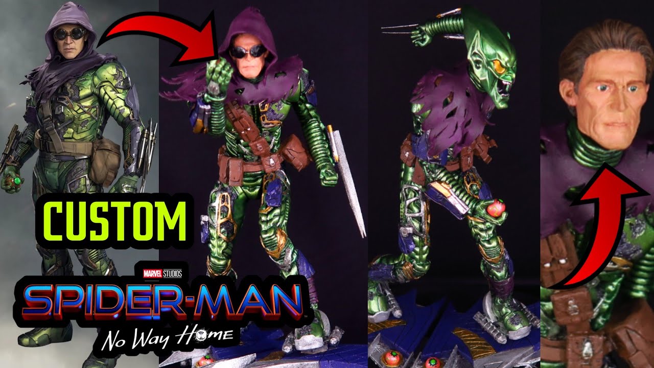 CUSTOM Duende Verde | Spiderman No Way Home | Willem Dafoe Green Goblin Repaint