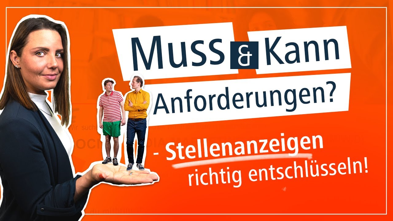Muss- & Kann-Anforderungen? Stellenanzeigen richtig lesen! | JobwareTV