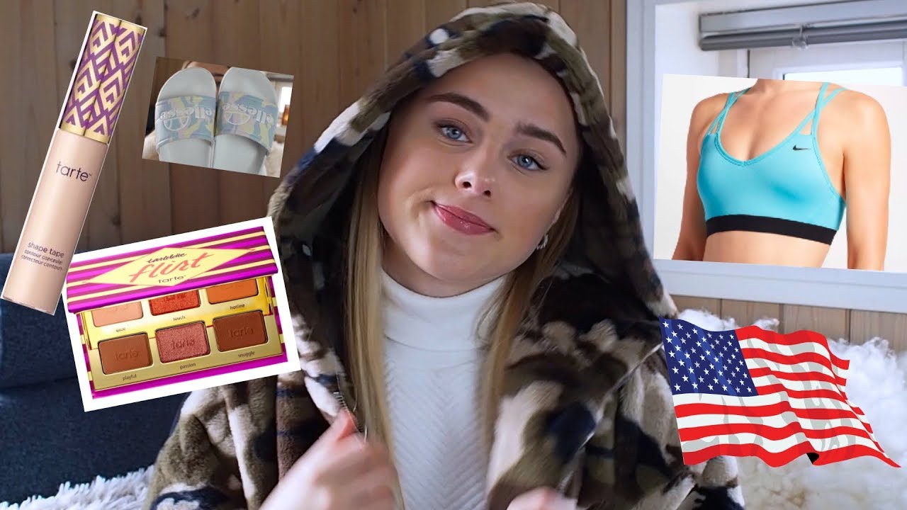 STOR haul fra USA og JunkYard! ft. Sephora, forever21, VS, a&f+