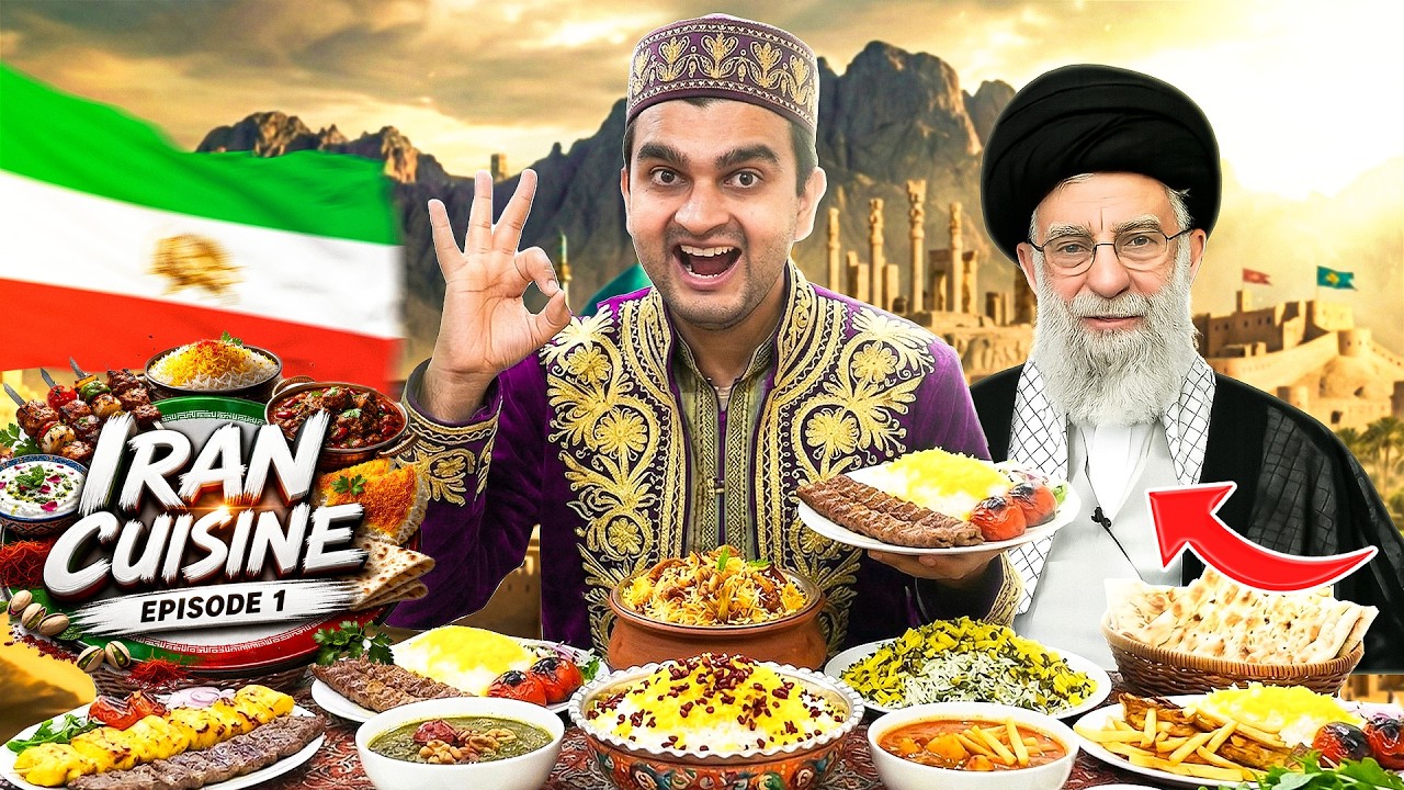 Trying Iran Authentic Food | World Food Series | Ep1