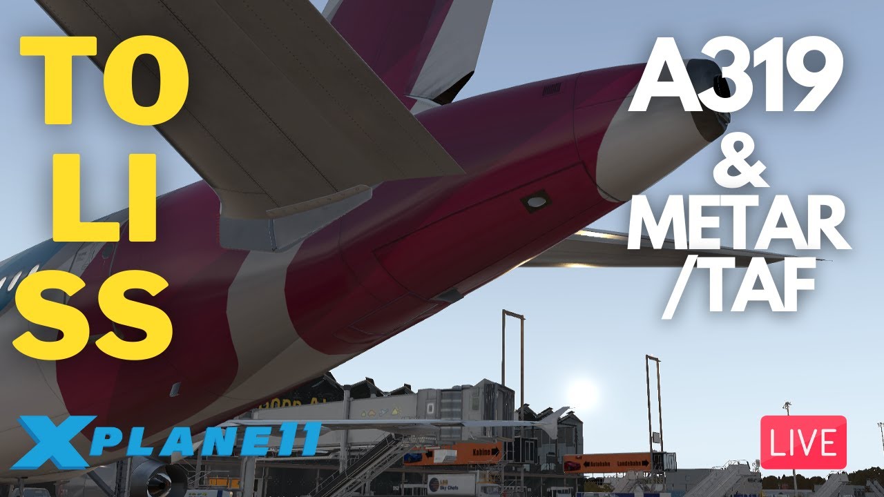 Real Airline SOPs | METAR & TAF | Toliss A319 | Fliegerabend Live | X-Plane 11