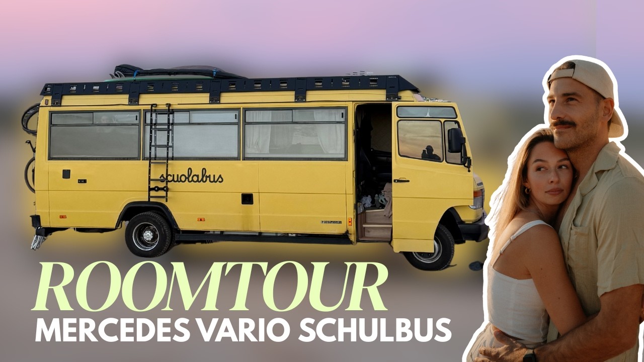 DIY AUSBAU LUXUS CAMPER | Roomtour Mercedes Vario Schulbus Tiny Home Für Vollzeit Vanlife