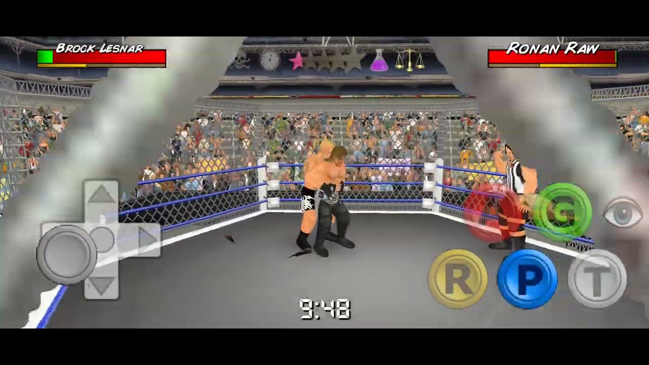 Brock Lesnar derrota todos o homens e vira o novo inter Champion do wrestling revolution 🙀