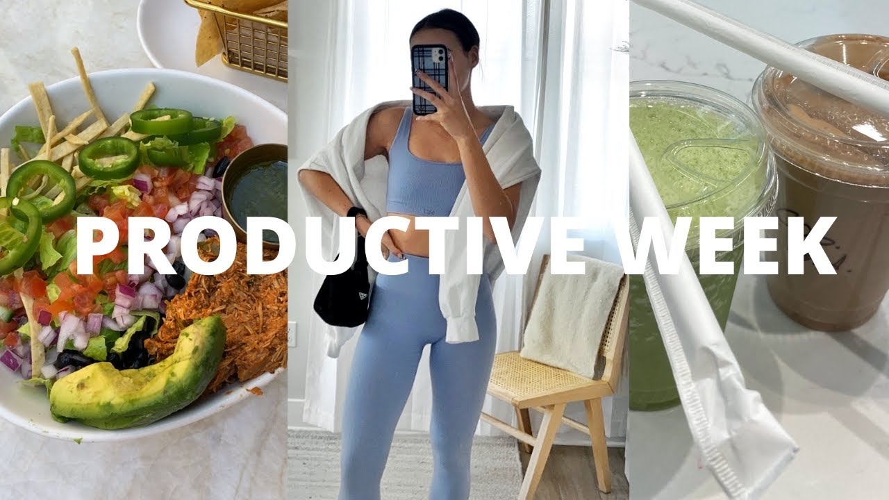 getting back into my routine: PRODUCTIVE WEEK IN MY LIFE