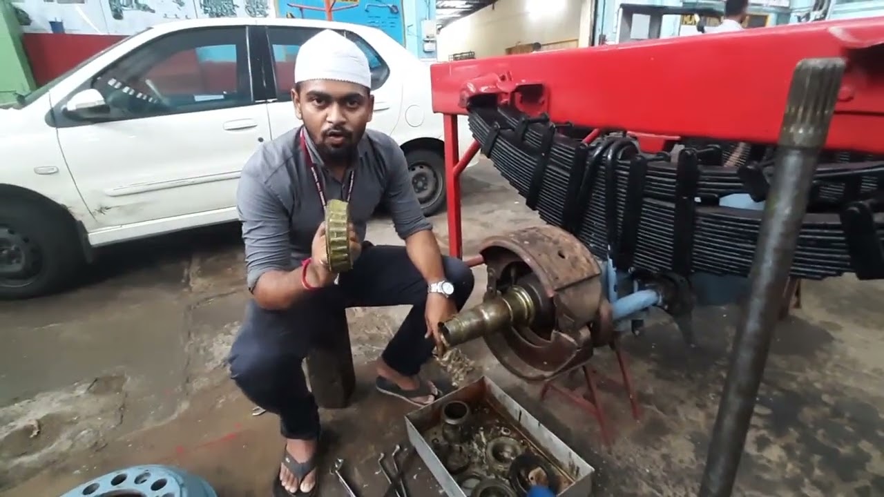 Rear Axle Full Floating Hub Greasing Practical