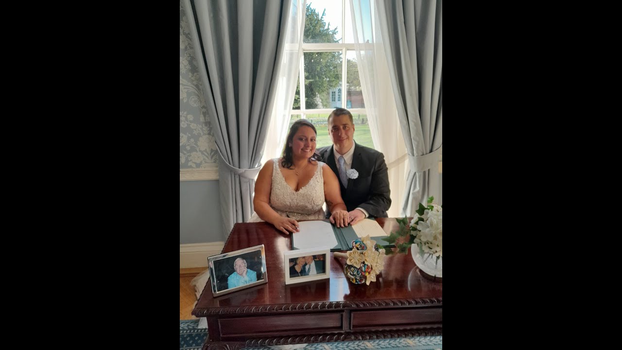 25th November 2022- Josh and Bees Wedding day at Langtons Registry office Hornchurch