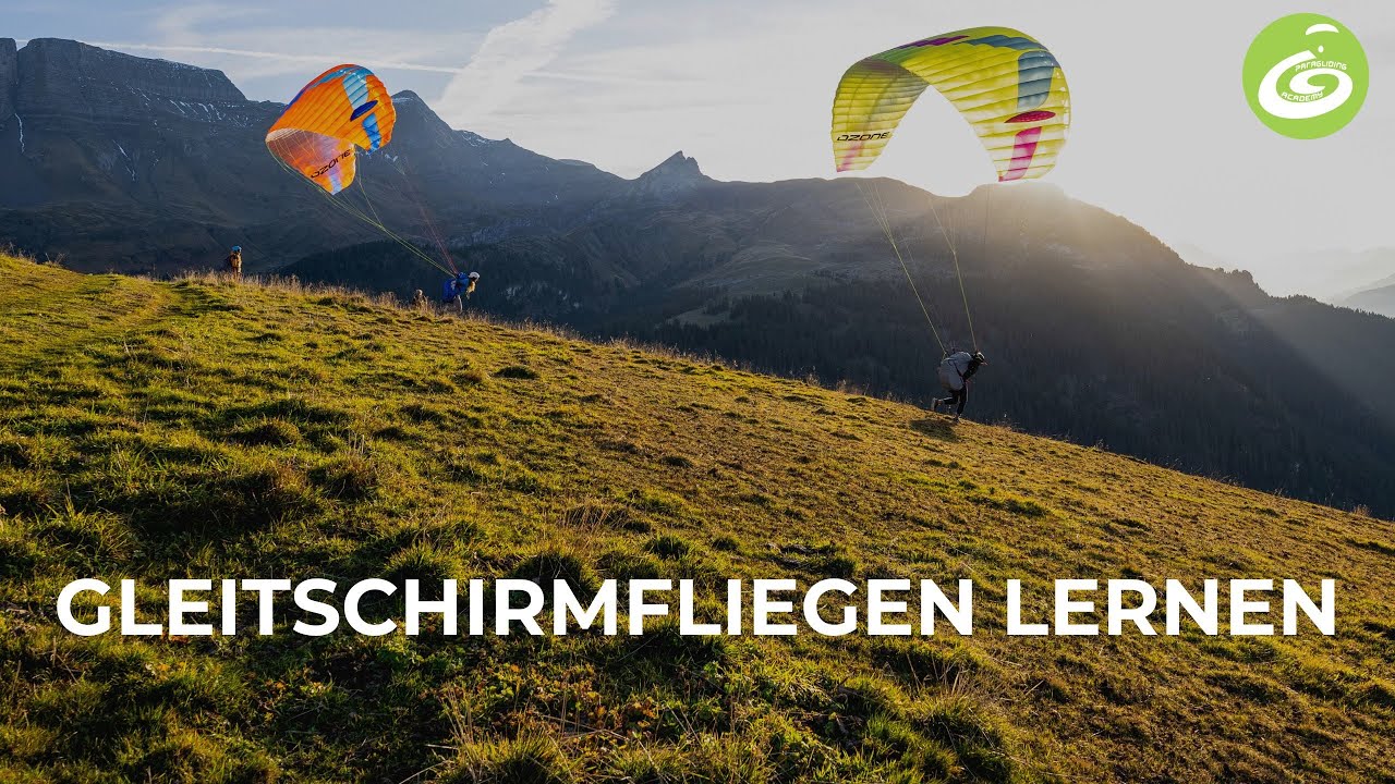 Gleitschirm Ausbildung bei der Flugschule Paragliding Academy Chris Geist GmbH