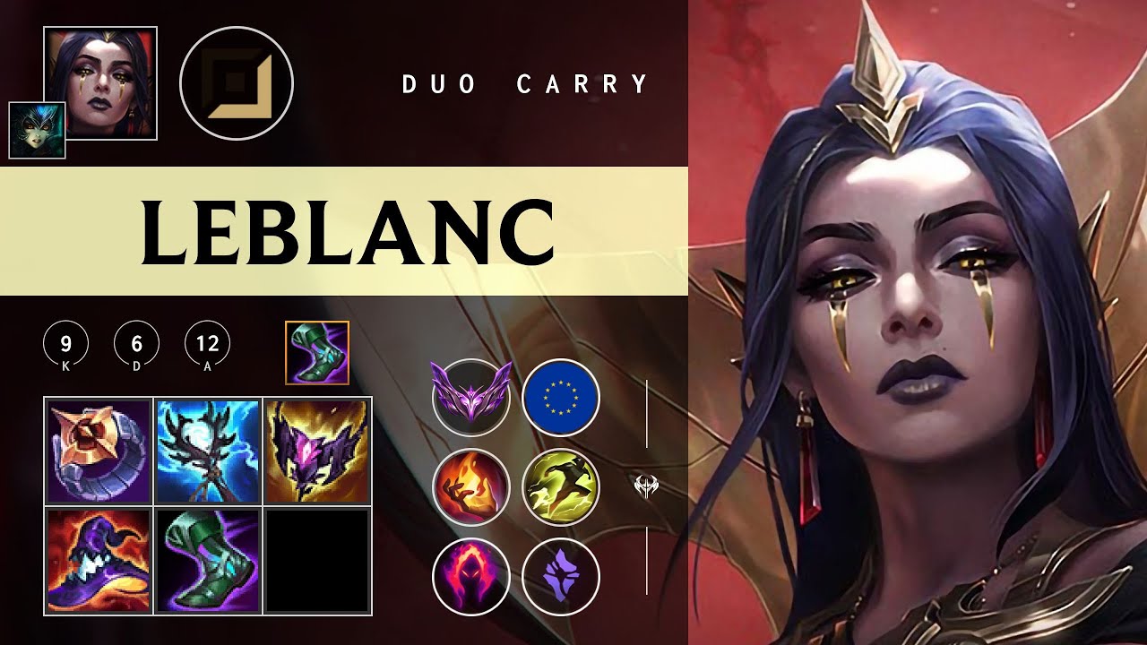 LeBlanc Carry vs Corki - EUW Master Patch 26.02
