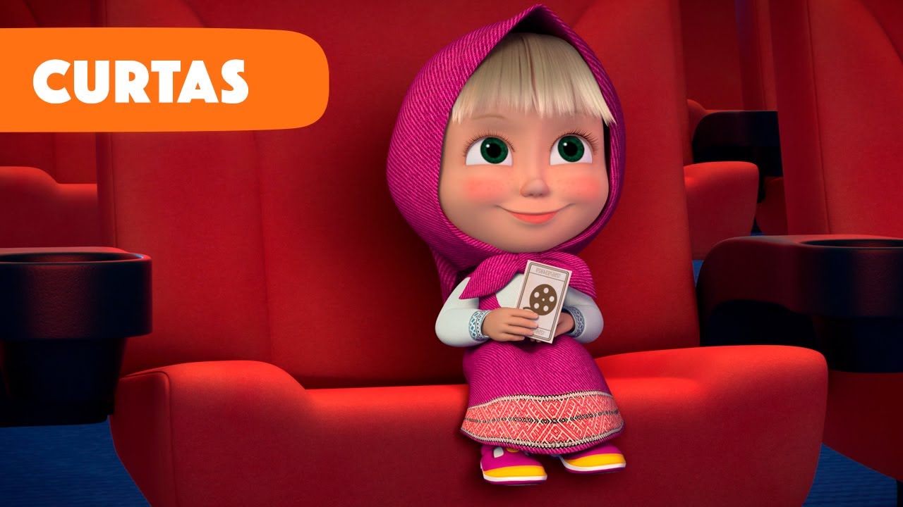 Masha e o Urso 🐻👱&zwj;♀️ Сurtas 💥 Nova hist&oacute;ria 📽️ Cinema 🍿🍫 (Epis&oacute;dio 6)