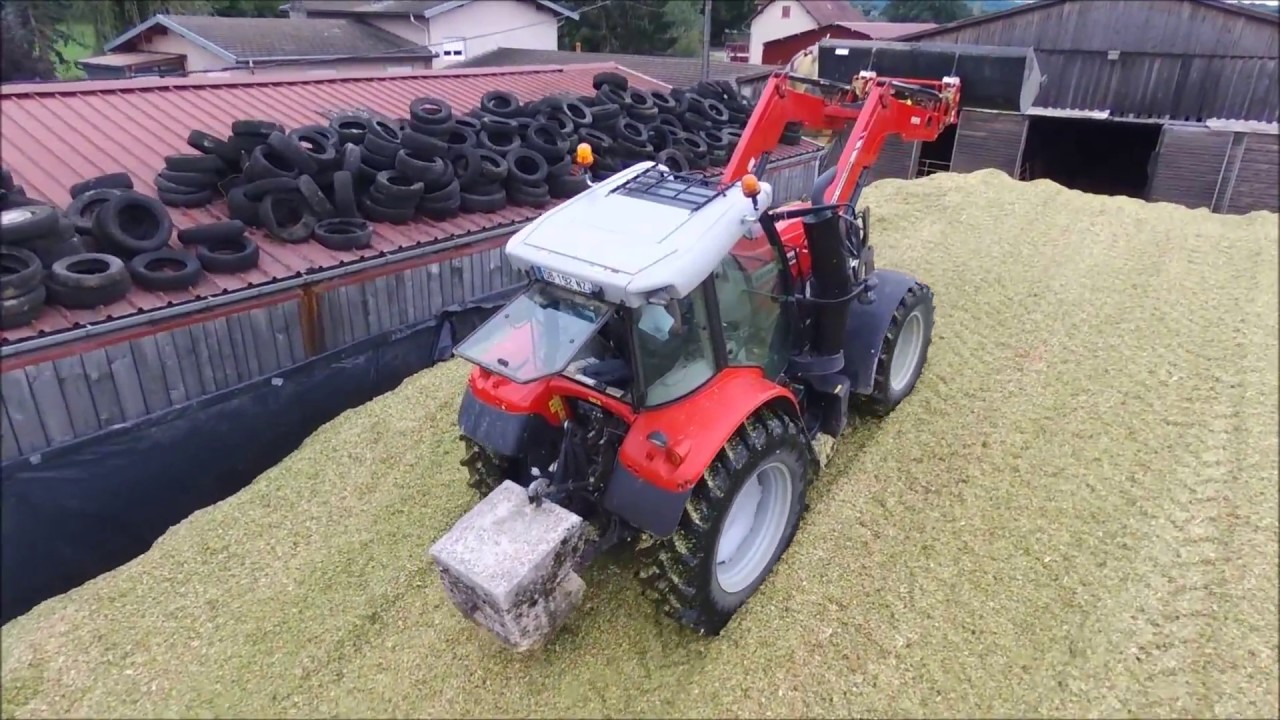 chantier d'ensilage 2017