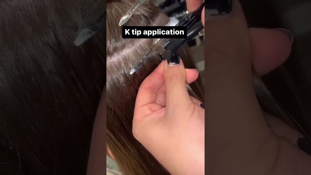 K-Tip Hair Extensions Installation Guide