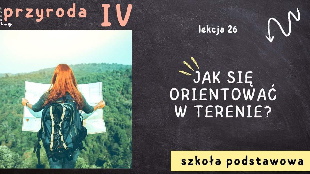 Przyroda klasa 4 [Lekcja 26 - Jak się orientować w terenie?]
