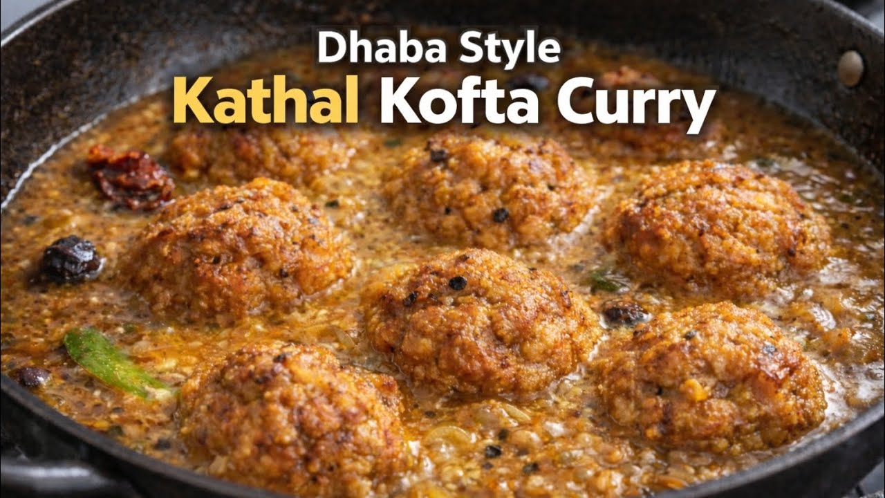 😋Esi sbji ni khayi hogi | Dhaba Style Kathal Kofta Recipe | Soft & Delicious Jackfruit Kofta Curry