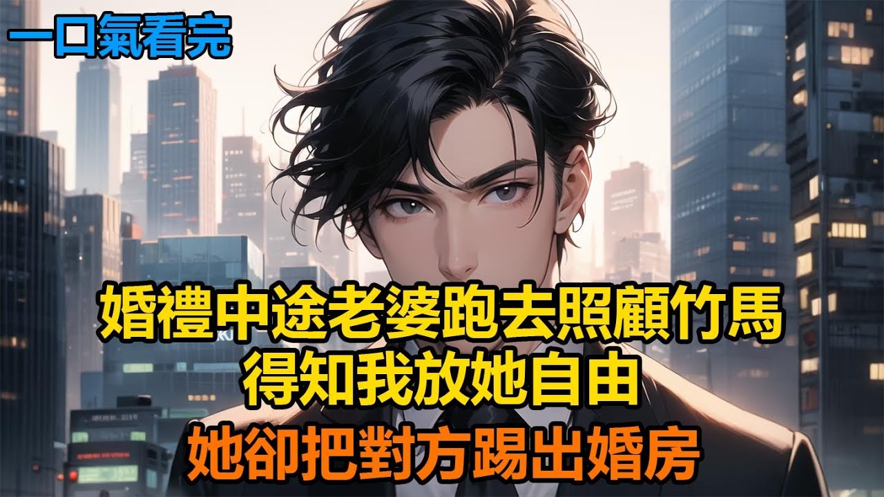 婚禮中途老婆跑去照顧竹馬，得知我放她自由，她卻把對方踢出婚房#故事 #小說 #爽文