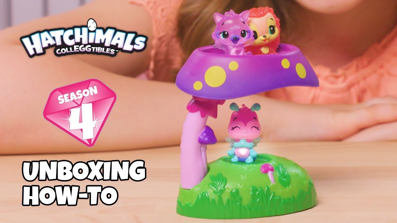 Hatchimals CollEGGtibles | Hatchy Home Light Up Nests – Unboxing & How-To