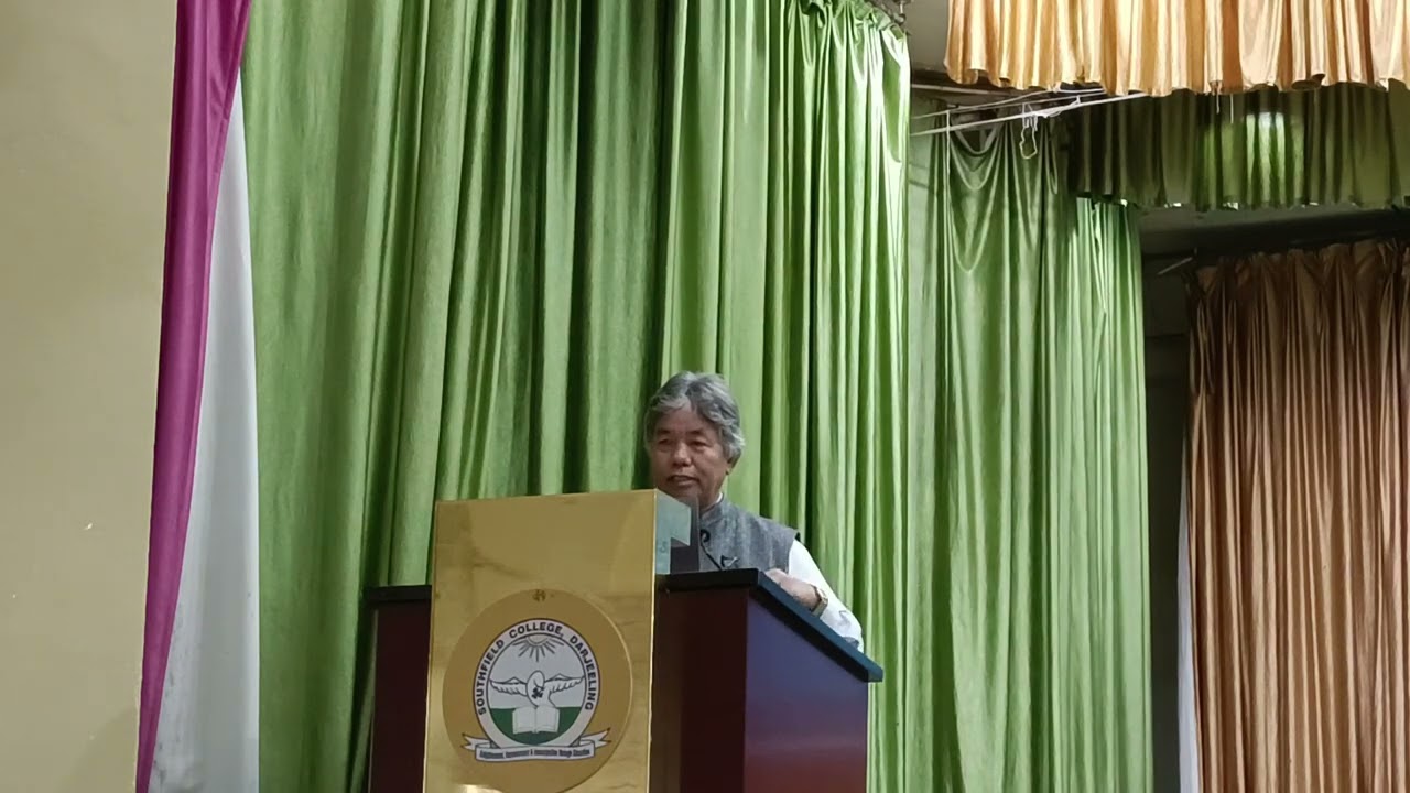 Darjeeling Hills University Inaugural lecture  By Prof. Tanka B. Subba