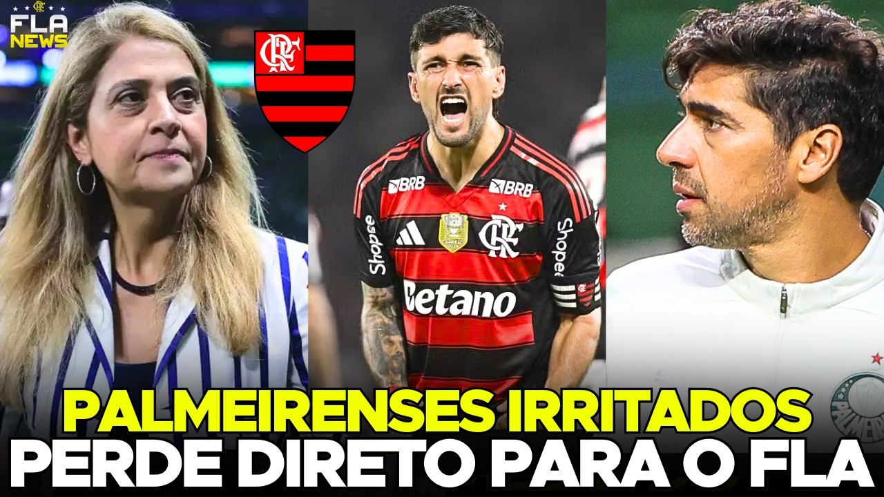 MÍDIA DEIXOU os PALMEIRENSES IRRITADOS! O FLAMENGO virou PESADELO do PALMEIRAS!