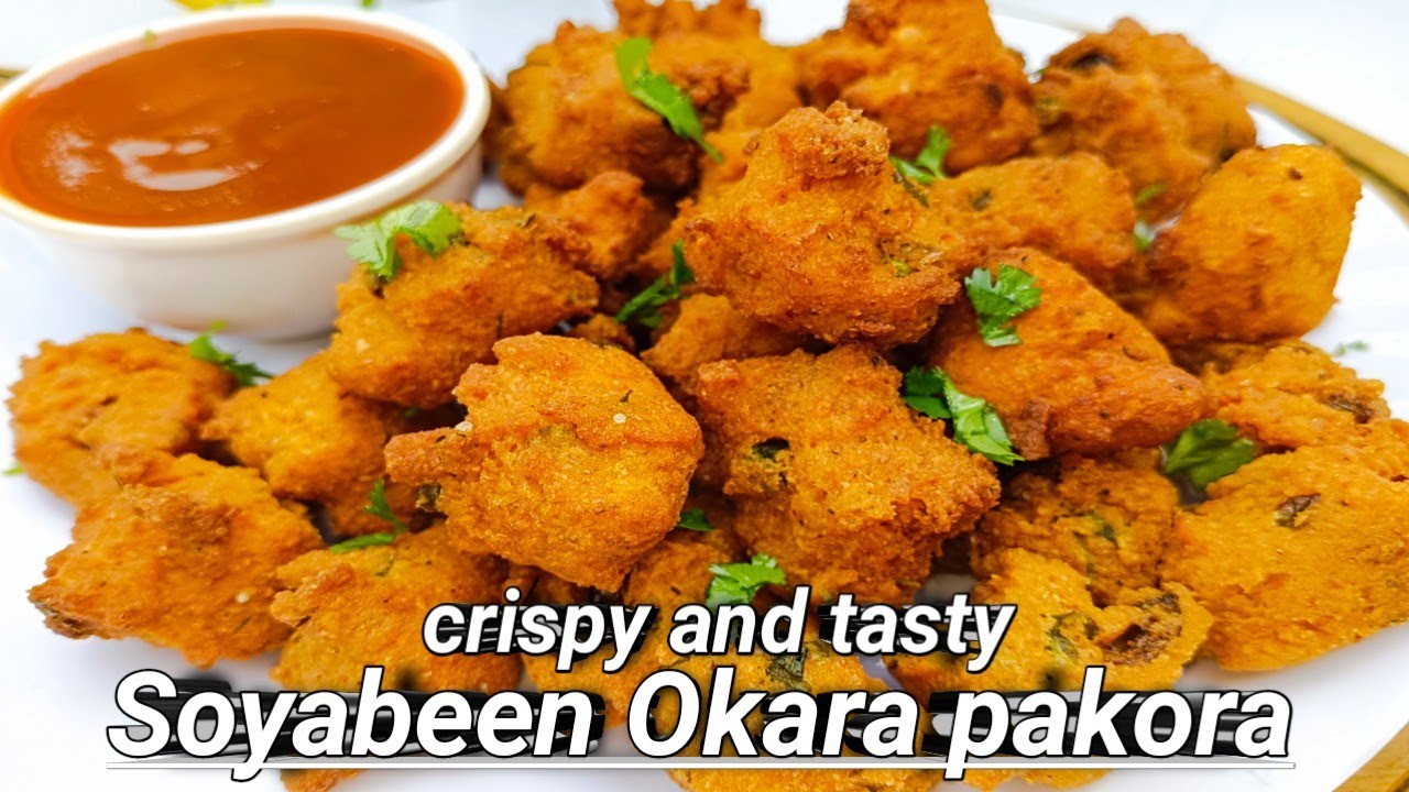Soyabeen Okara pakora recipe || tea time snacks recipe || @vegcookingart