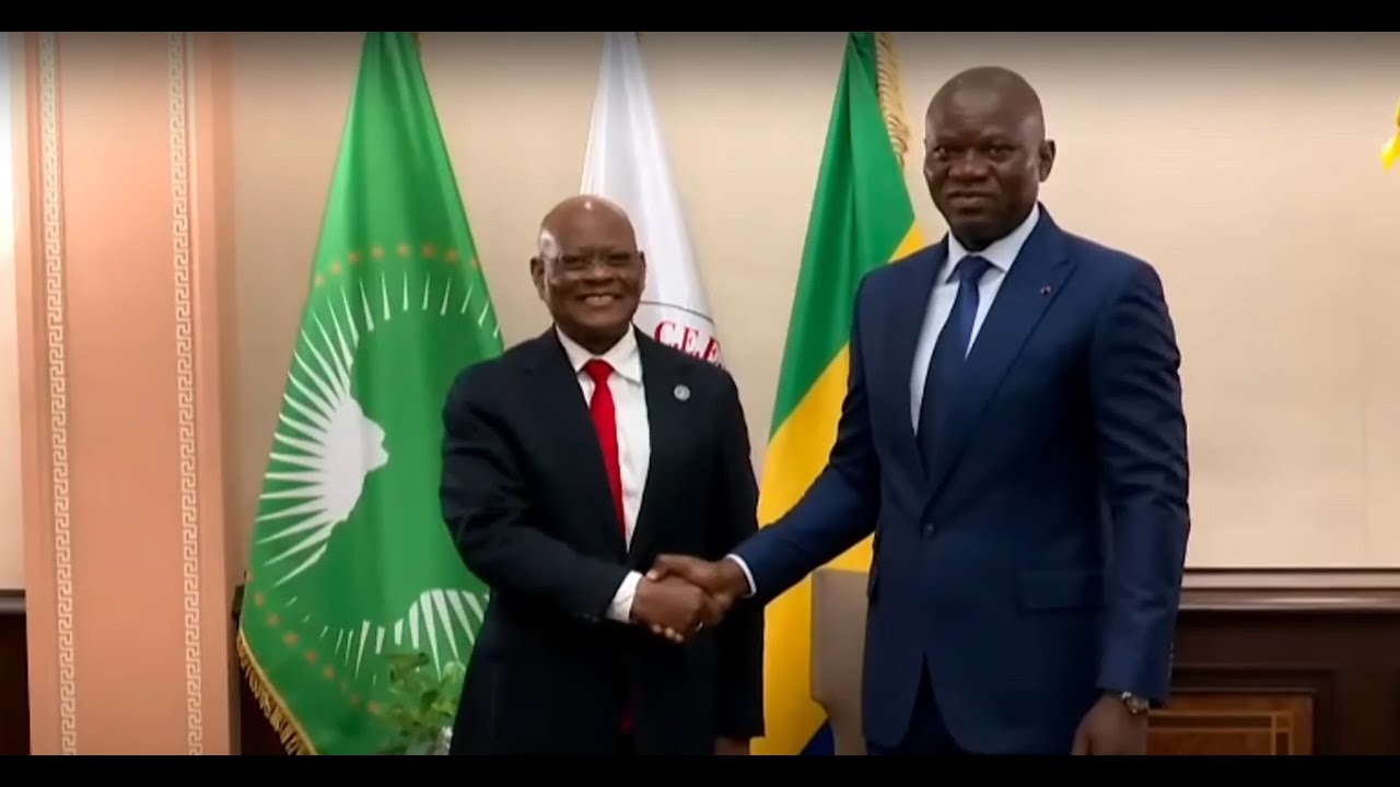 CEEAC : Visite d'adieu de SEM l'Ambassadeur Gilberto da Piedade VERISSIMO au Chef de l'Etat Gabonais