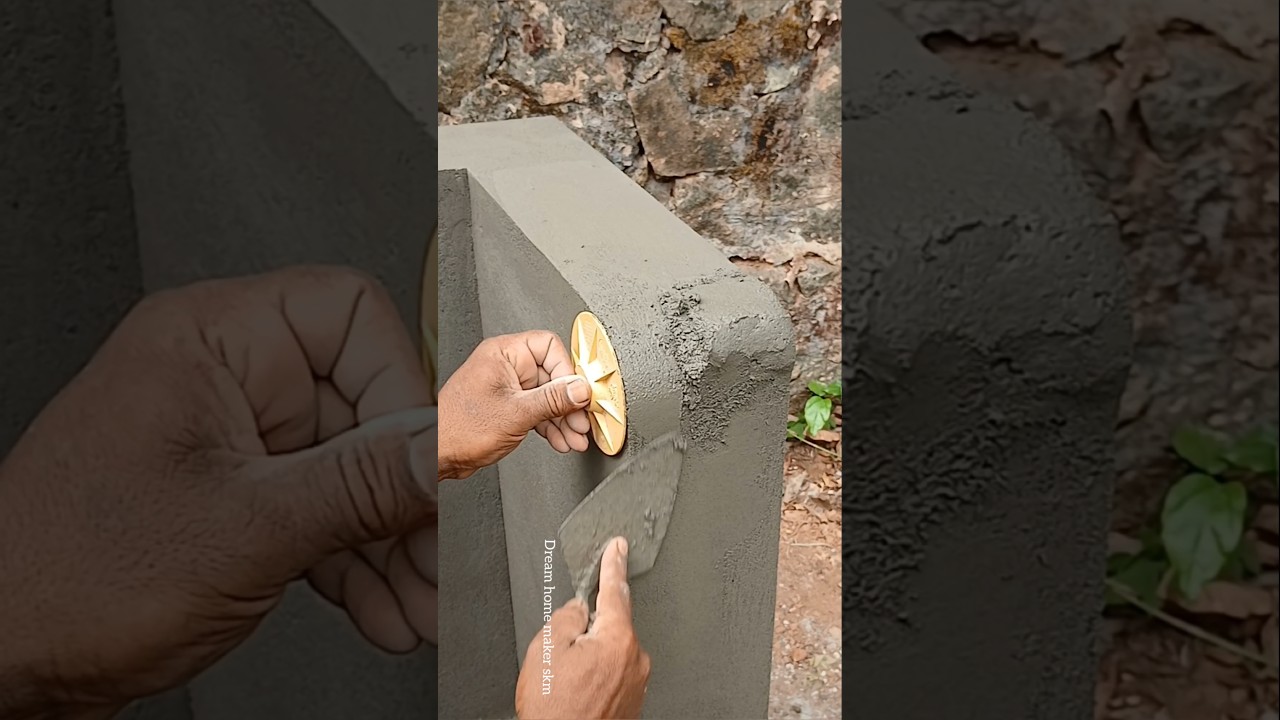 Wow! Excellent Corner plaster Tip 💎 #shorts