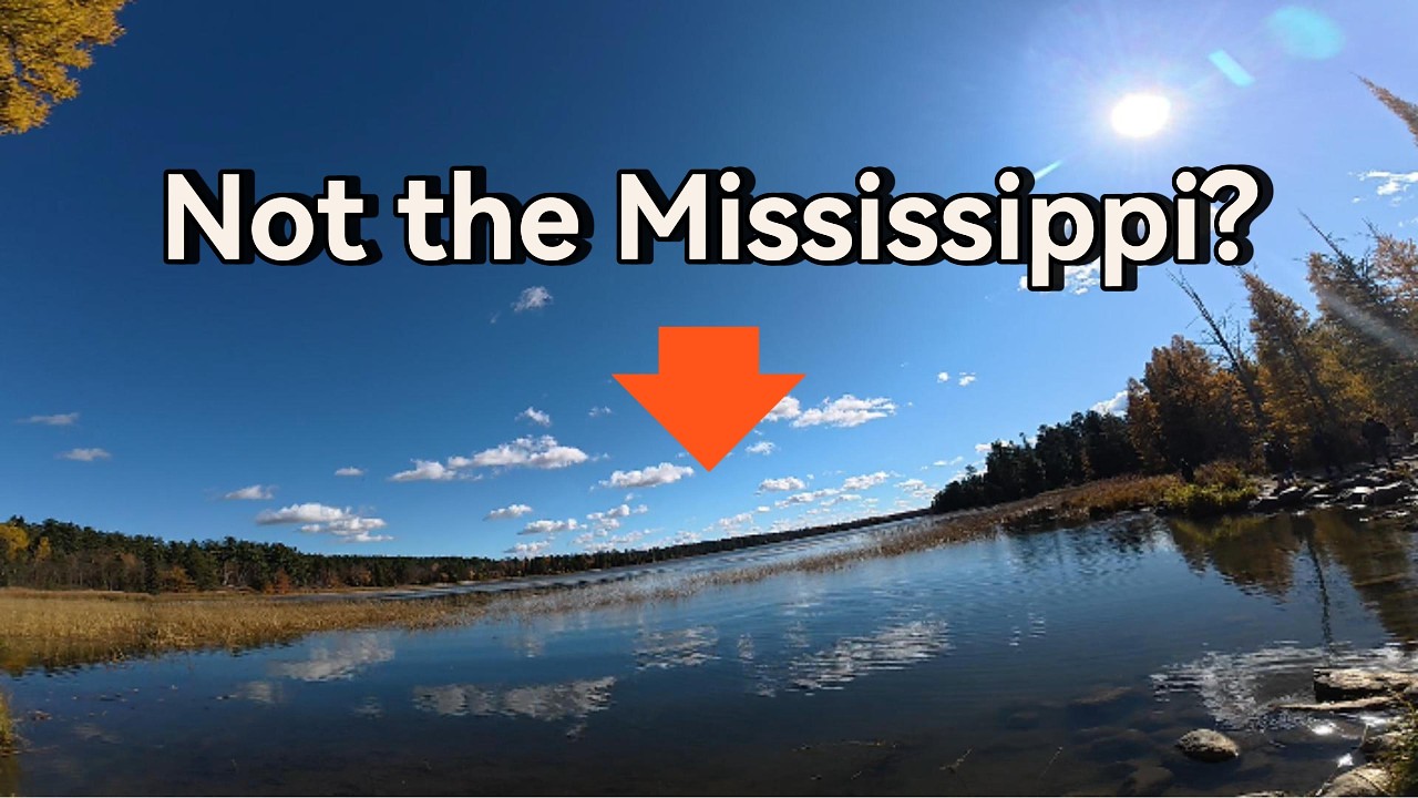 Headwaters of the Mississippi River | 4k/60FPS | Itasca, Minnesota USA 🇺🇸