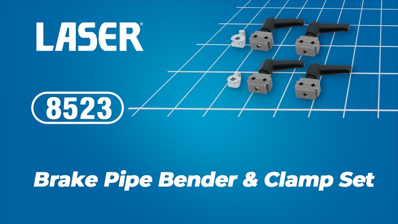 8523 | Brake Pipe Bender & Clamp Set | Laser Tools