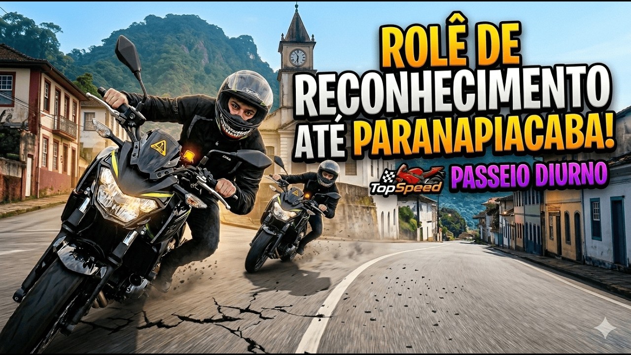 Rolê de Reconhecimento até Paranapiacaba | Passeio Diurno 🏍️