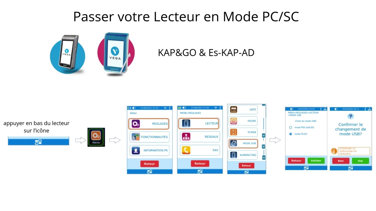 Passer son lecteur Kapelse en mode PC/SC Final