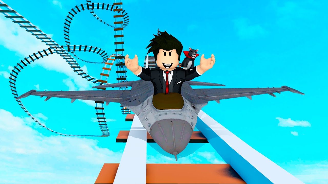 TRENZINHO DE AVIÃO A JATO | Roblox - Create a Cart Ride