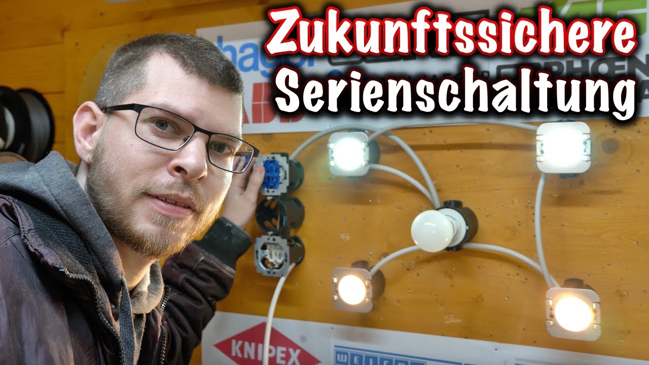 Serienschaltung mit 5-adriger Leitung verdrahten! ElektroM