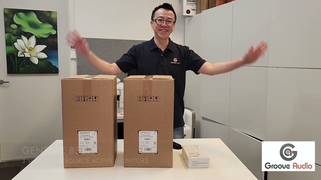 Unboxing Genelec 8331A 3-way point source active monitors