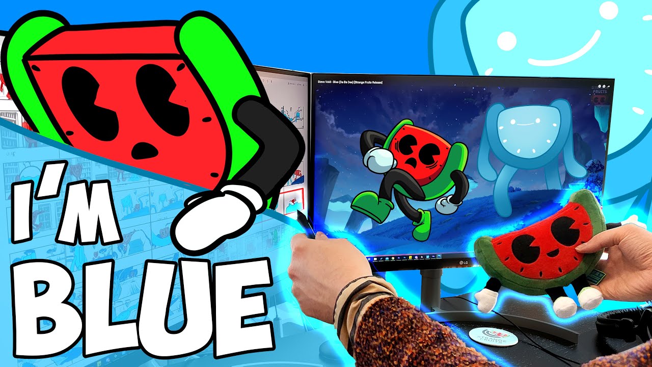 Steve Void – Blue (Da Ba Dee) (Lyric Storyboard Video) [Dance Fruits Release]