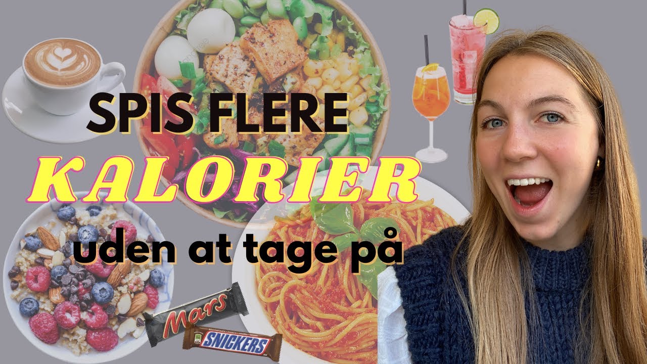 Øg din forbrænding UDEN at leve i et fitnesscenter. Spis flere kalorier uden at tage på