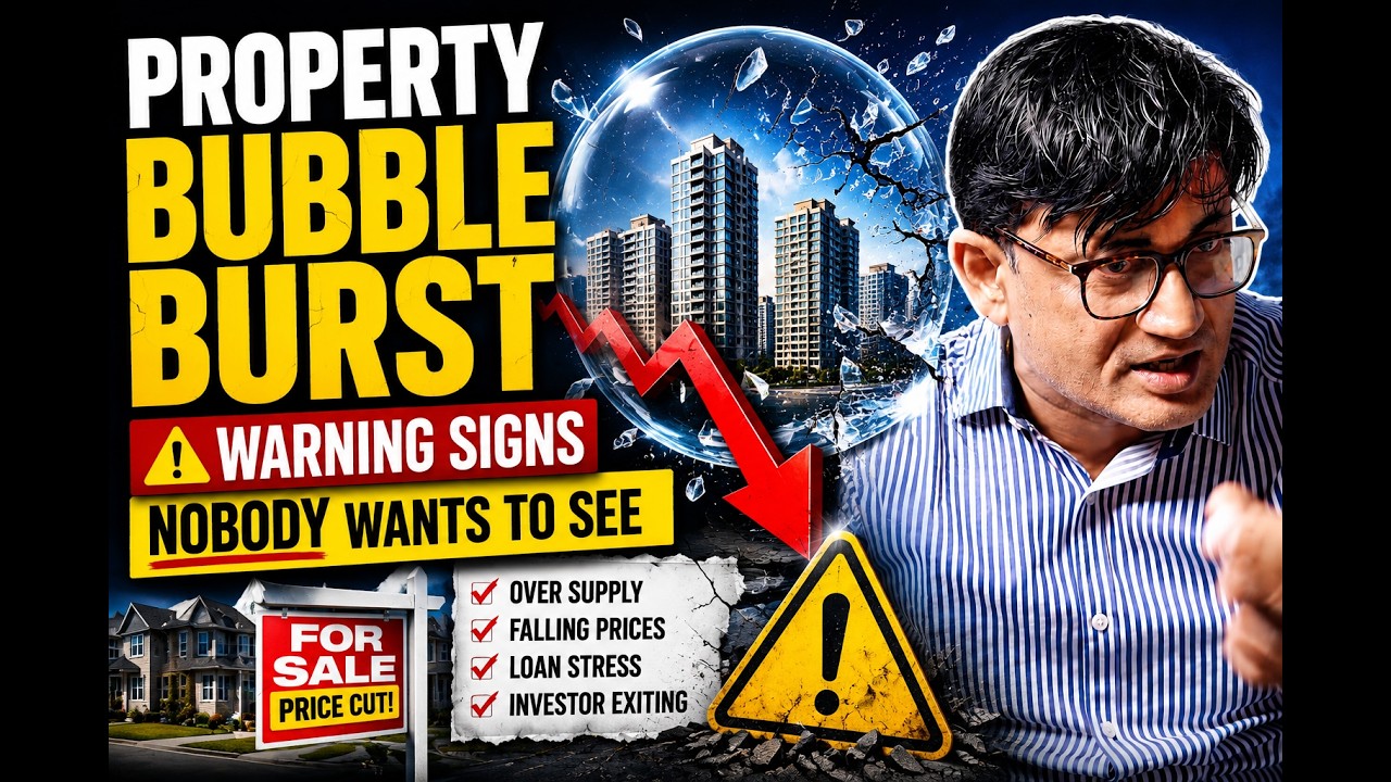 Real Estate Bubble: कब, कैसे और क्यों फटता है? Silent Real Estate Crash #realestatecrash