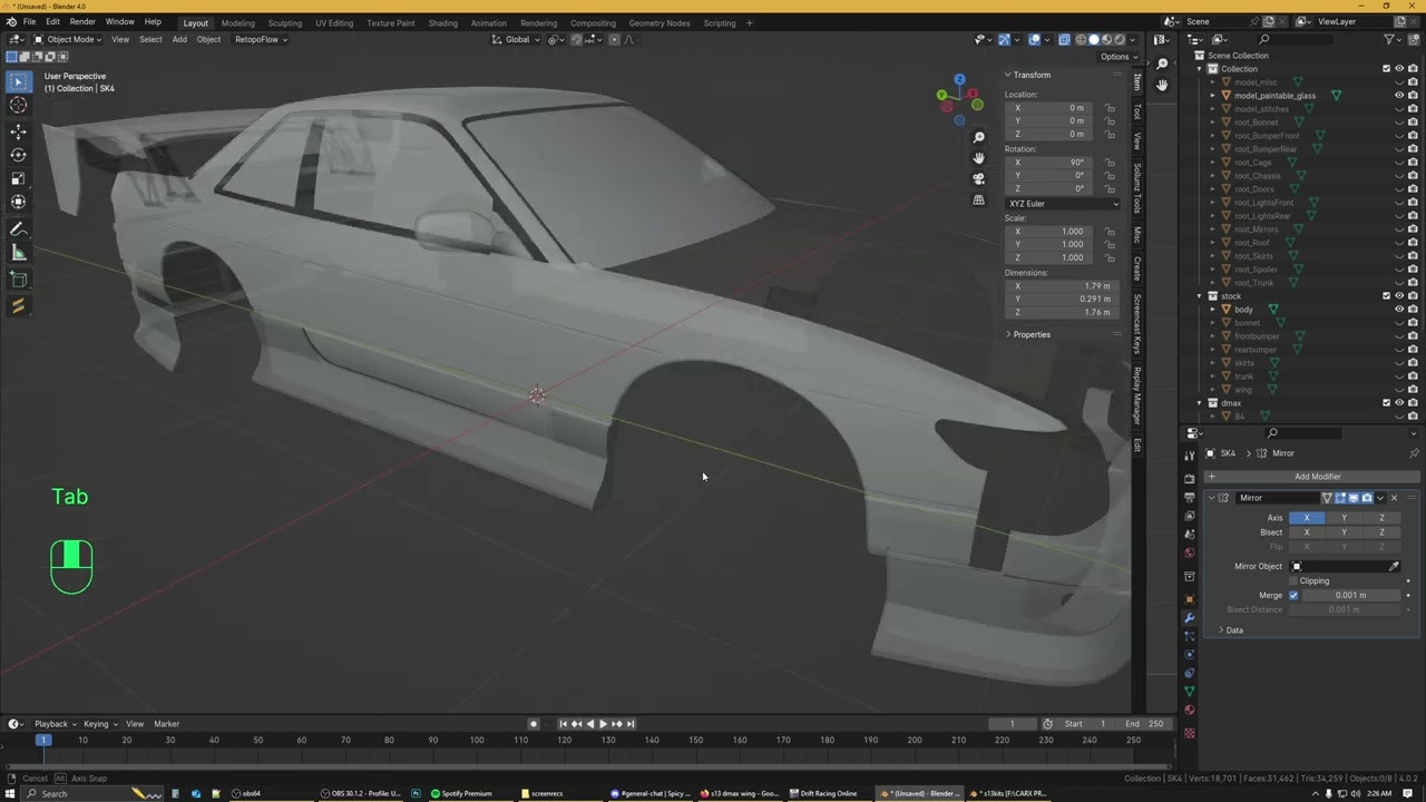 Reshaping Bodykits Tips
