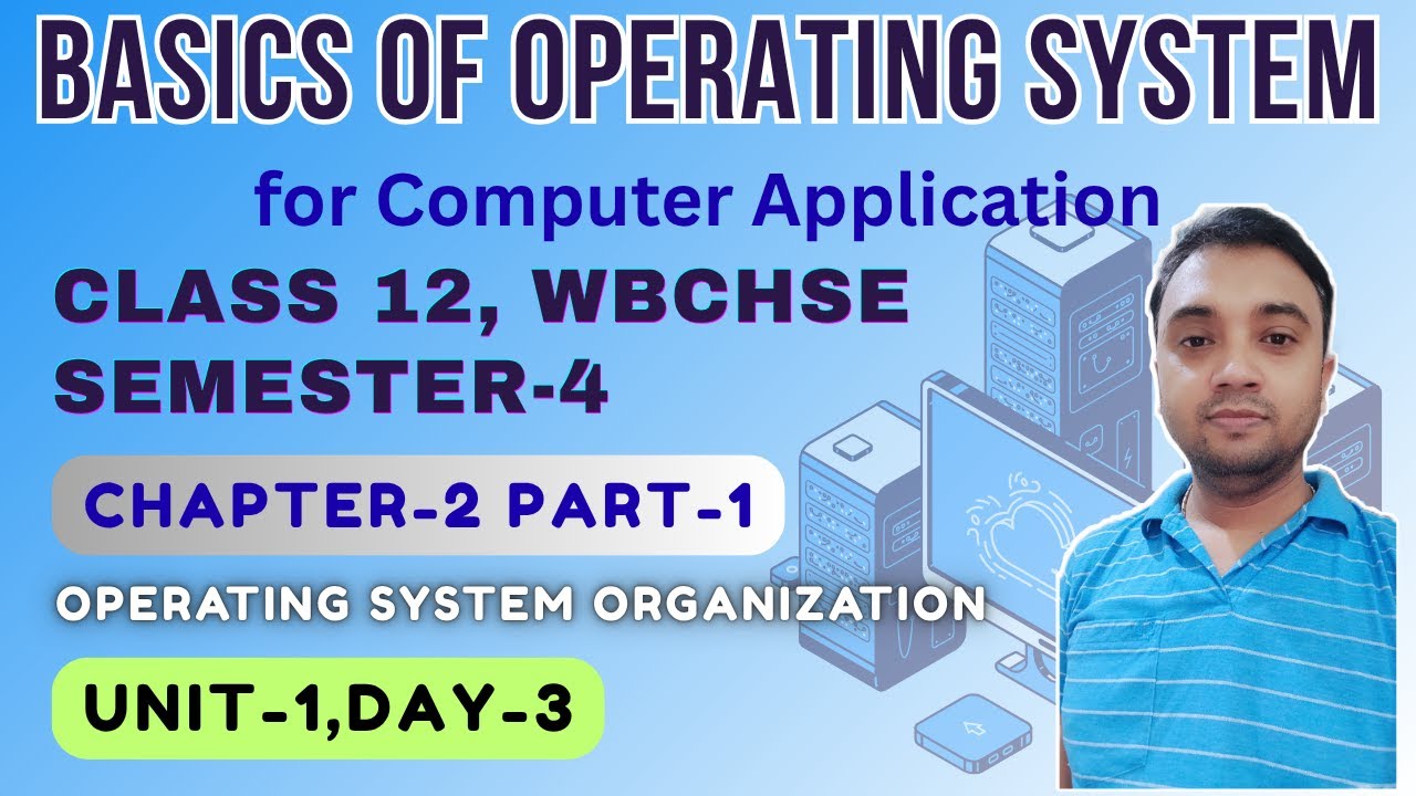 Operating System Organization | Chapter 2 Part 1 Unit 1 | Class12 Semester 4 | Computer Application