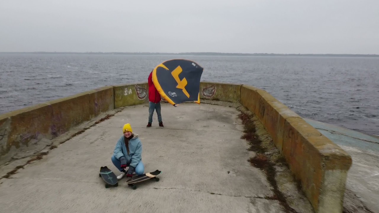 Nice Wingskating / Вингфойл / with F-One S Wing V2 ! 